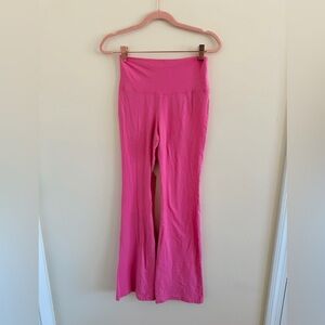 TNA Bright Pink Flared Leggings